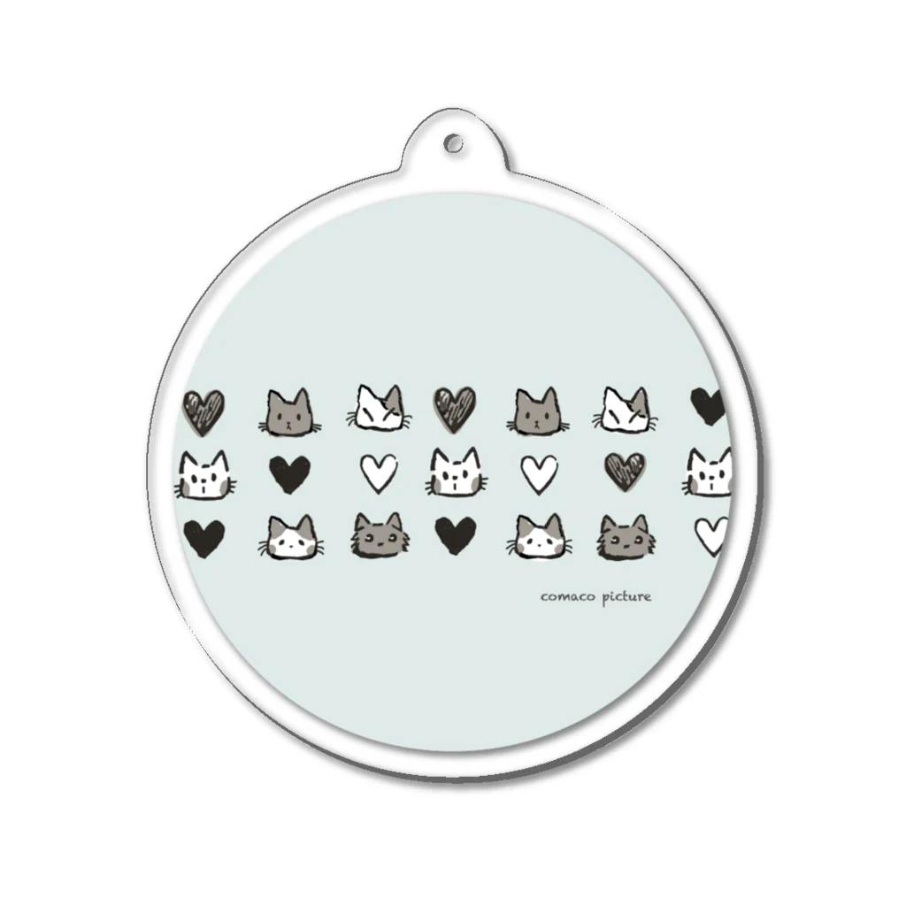 猫のグッズ屋 “ ねこつながり "のねこつながり Acrylic Key Chain