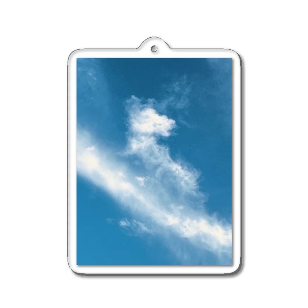 IMABURAIのClimbing the clouds Acrylic Key Chain