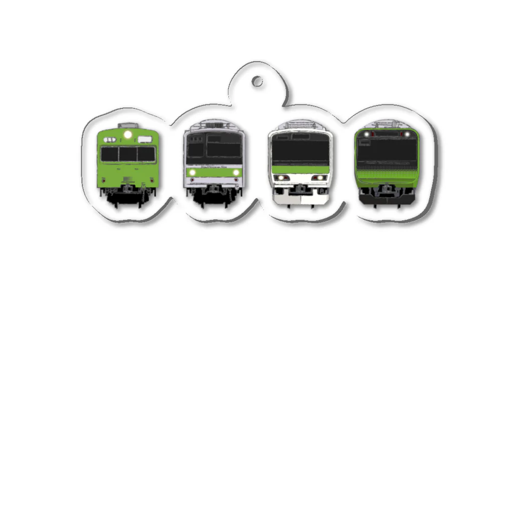 sushima_graphical_trains / SHI-DEの山手兄弟 Acrylic Key Chain