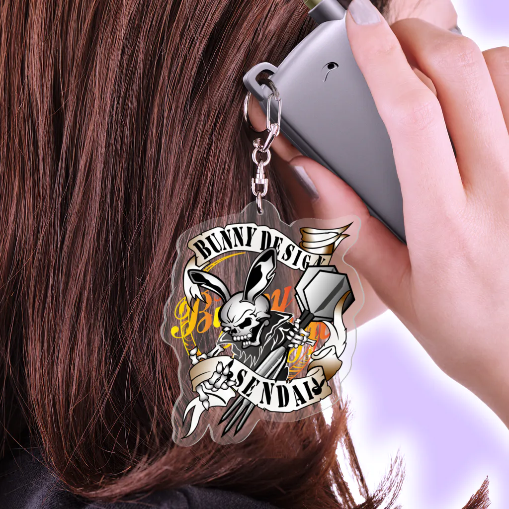 HoneyBunnyのBUNNY DESIGNキーホルダー Acrylic Key Chain