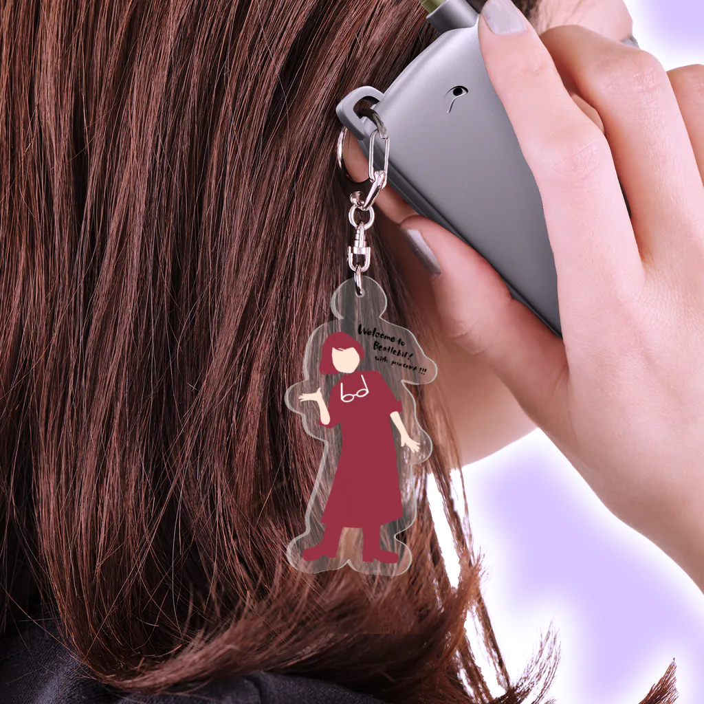 デザイン部@みんコワのBeatlebil記念グッズ Acrylic Key Chain
