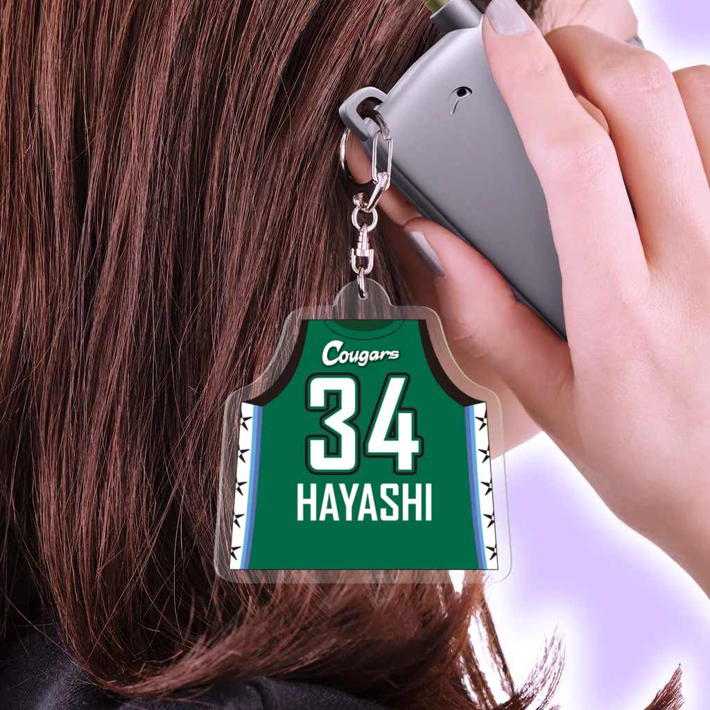日立ハイテク クーガーズ🏀公式ショップの#34 林 未紗：アクリルキーホルダー（ユニフォーム） Acrylic Key Chain