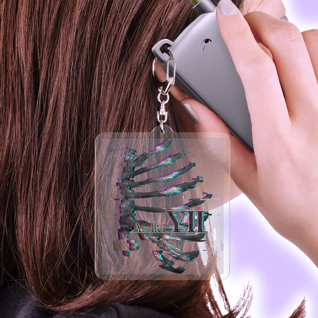 AtelierY2のrib cage Acrylic Key Chain