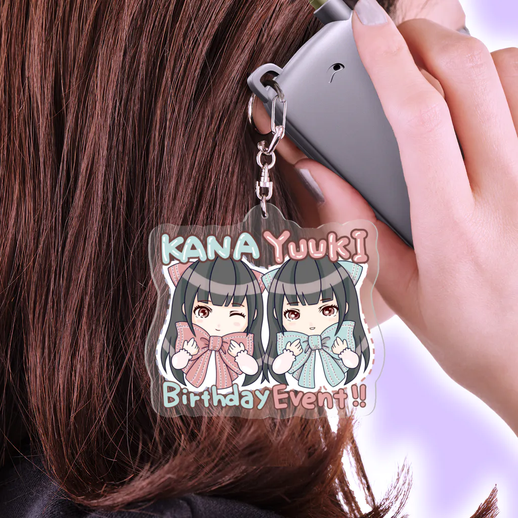 優木かな 誕生日記念グッズ 2025のバースデーイベントグッズ Acrylic Key Chain