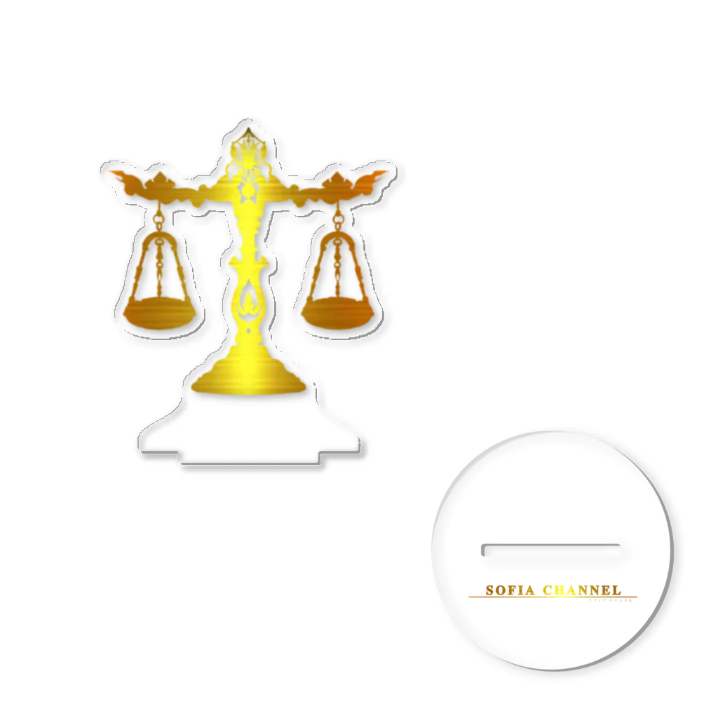 Sofiaの天秤ロゴ(100ｍｍ) Acrylic Stand