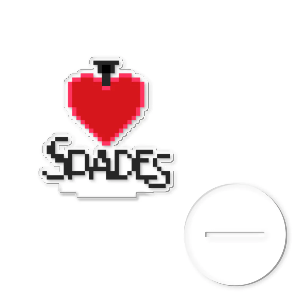 SPADES【公式】のSPADESロゴ ドットver アクリルスタンド