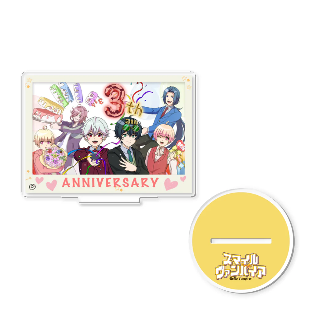 スマイルヴァンパイア公式グッズショップのスマイルヴァンパイア３周年記念アクスタ Acrylic Stand