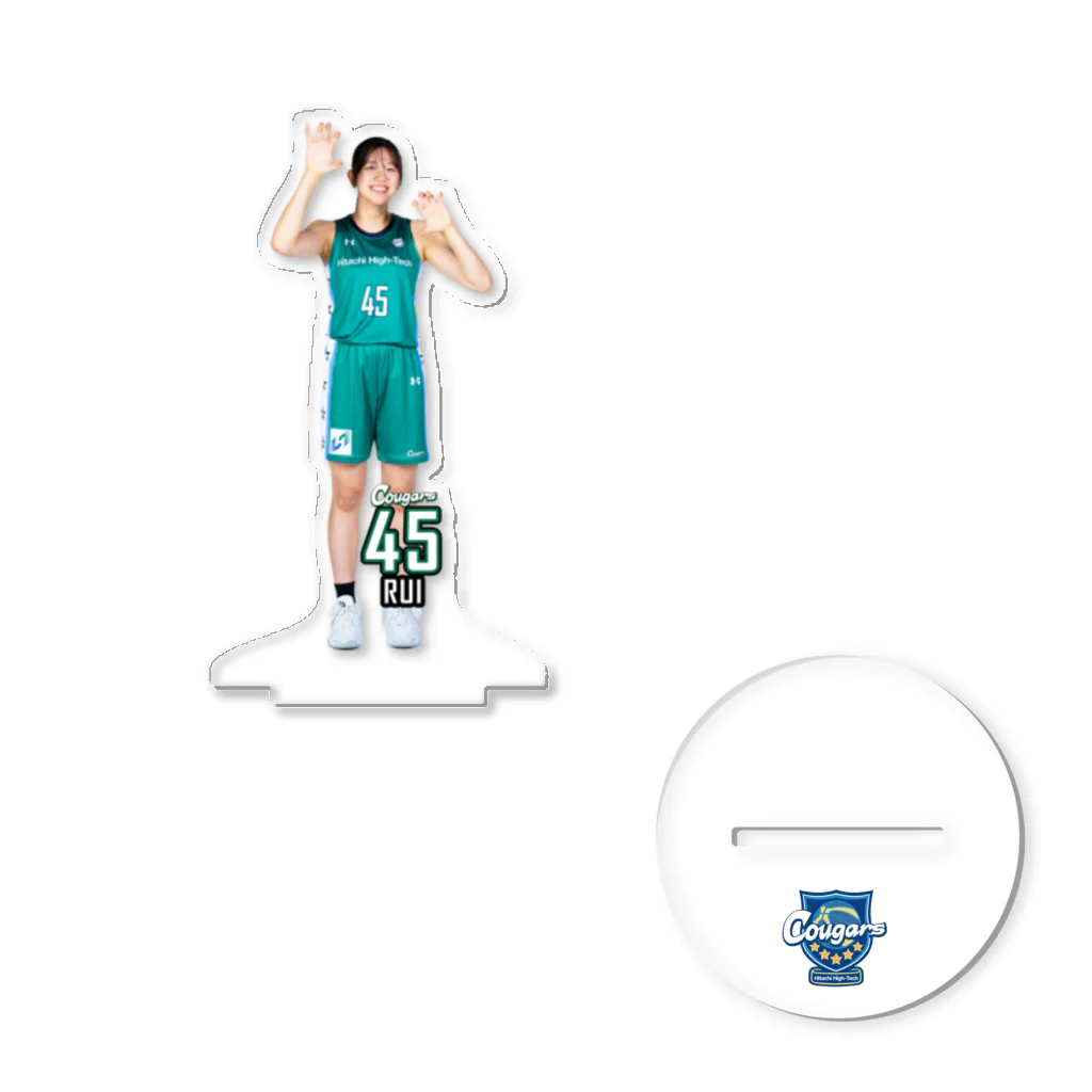 日立ハイテク クーガーズ🏀公式ショップの#45 粟谷 真帆 : アクリルスタンド（全身） Acrylic Stand