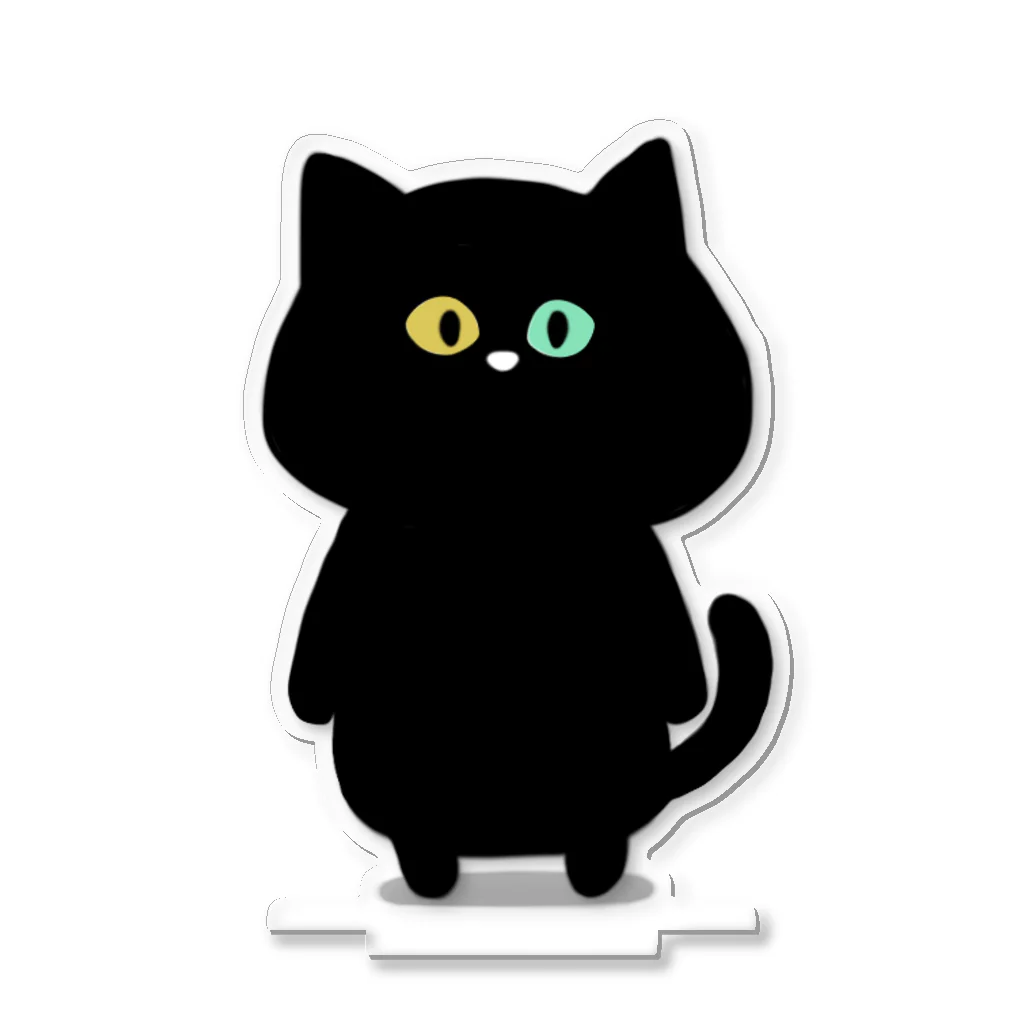 ネムうまるの黒猫のしじみさん アクキー Acrylic Stand