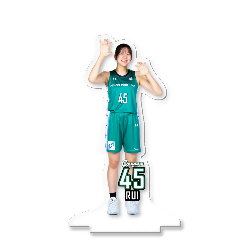 日立ハイテク クーガーズ🏀公式ショップの#45 粟谷 真帆 : アクリルスタンド（全身） Acrylic Stand