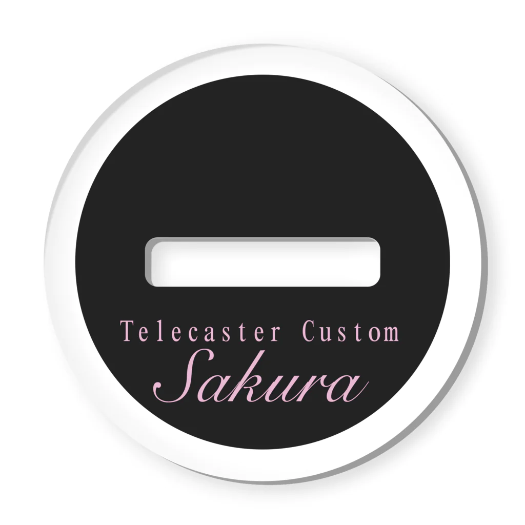 6 RONNA g 公式SHOPのTelecaster Custom Sakura Acrylic Acrylic Stand