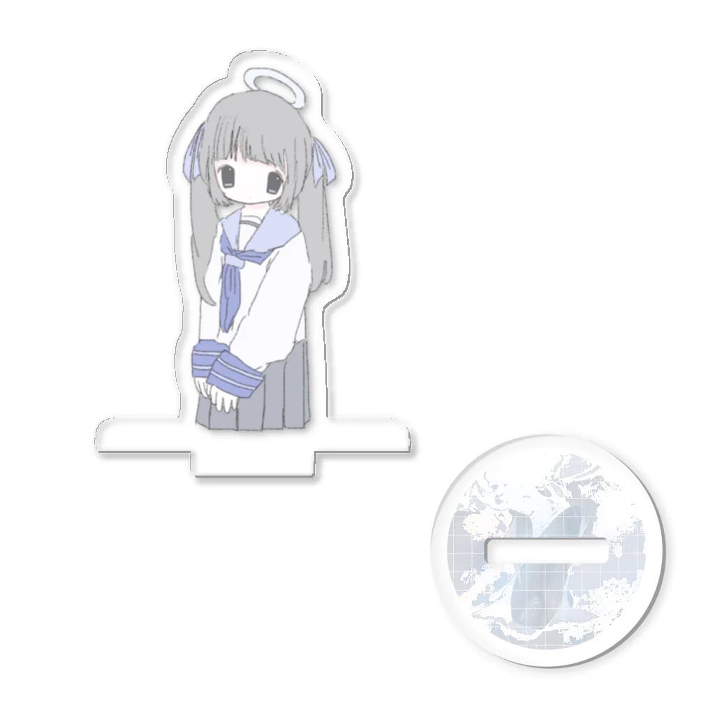 「ごめん々ね 」と言っのcyaan 042 Acrylic Stand