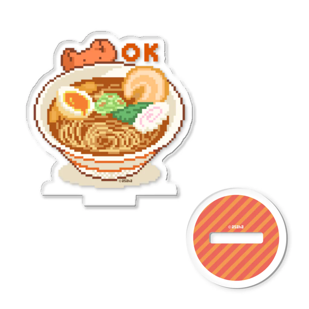 asahaのメンダコラーメン「メンメン麺」OK アクリルスタンド