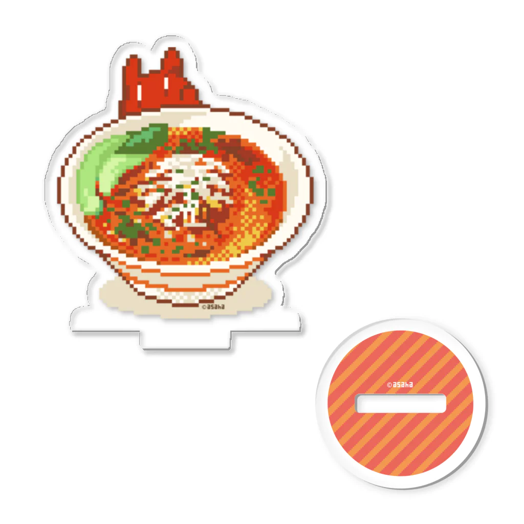 asahaのメンダコラーメン「メンメン麺」激辛 Acrylic Stand