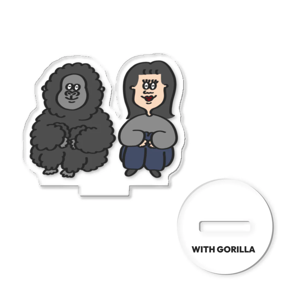 with Gorillaのwith Gorilla アクリルスタンド Acrylic Stand