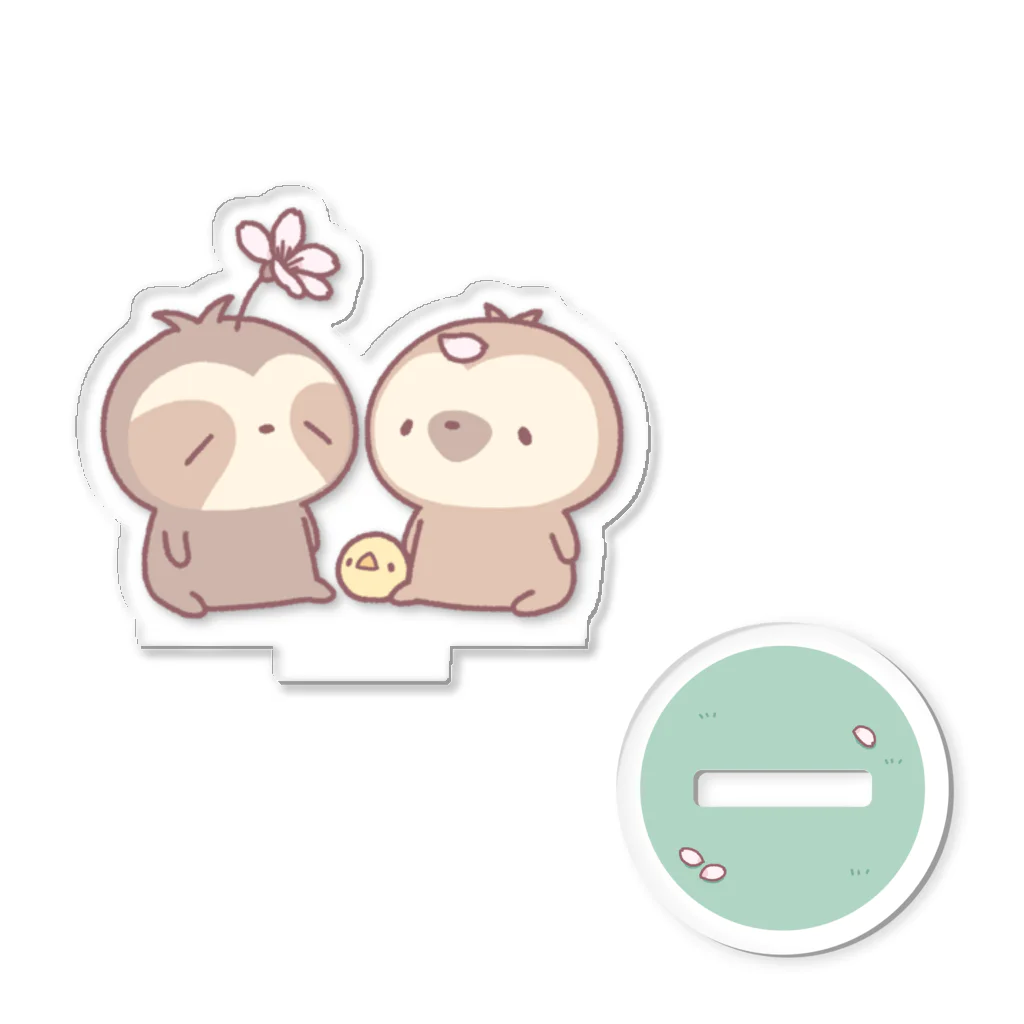 ただのなまけものののうみそおはなばたけ Acrylic Stand