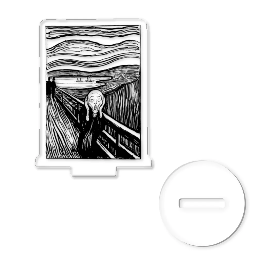 MUGEN ARTのムンク　叫び　Munch / The Scream リトグラフ　 アクリルスタンド