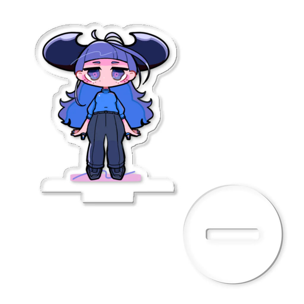 ヤぴのほぼ左右対称のヤぴ Acrylic Stand