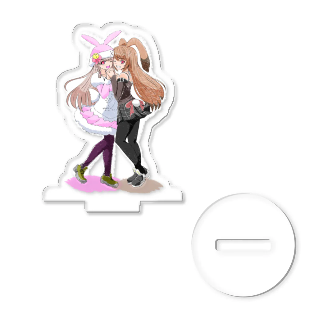 ｃｏｒｏｍｏ@ポケ活他色々のトゥーンベリーズ「ウイッシュピース」と「アイドリングベリー」ヒトバージョン Acrylic Stand