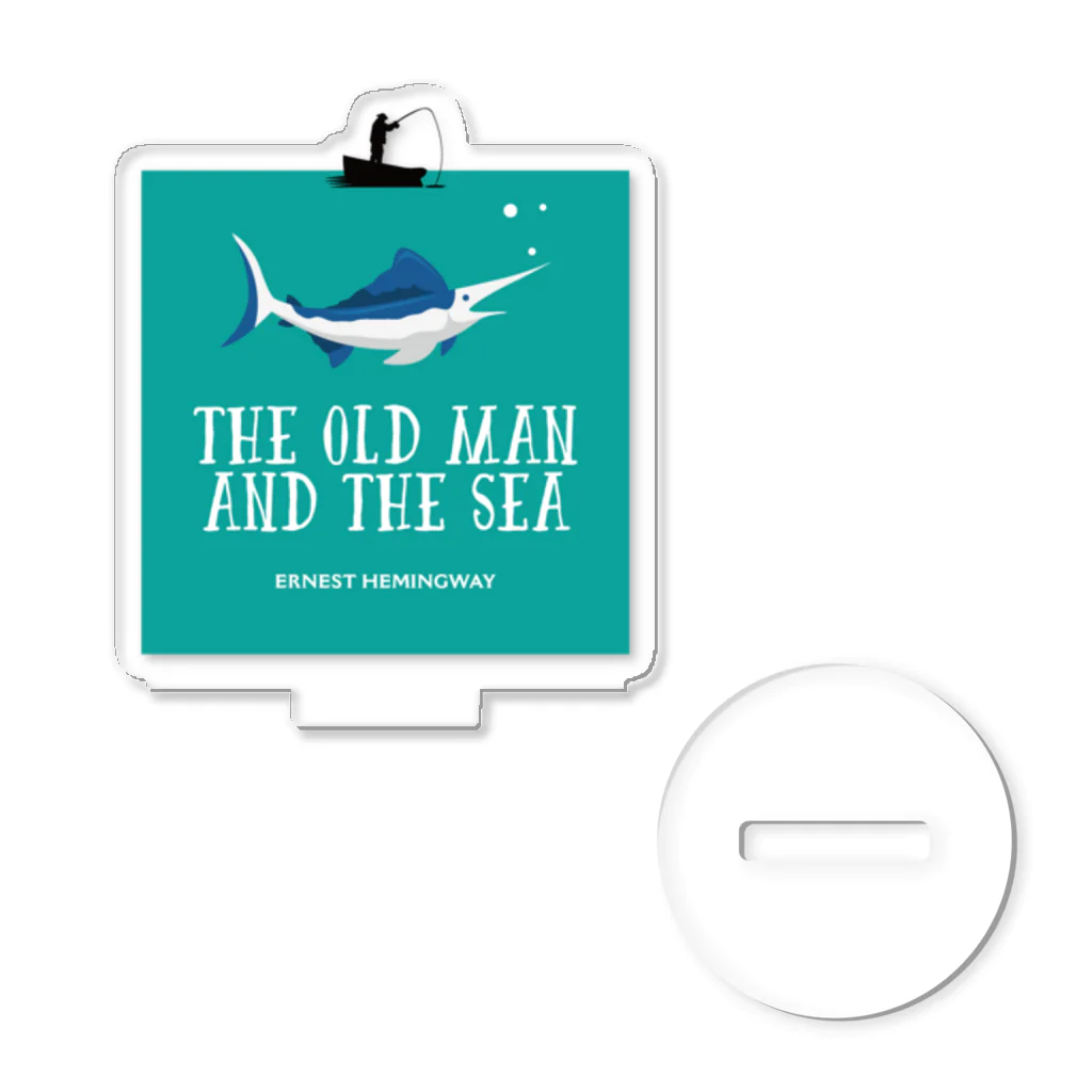 文豪館の老人と海（The Old Man And The Sea）アーネスト・ヘミングウェイ・文豪・文学 アクリルスタンド