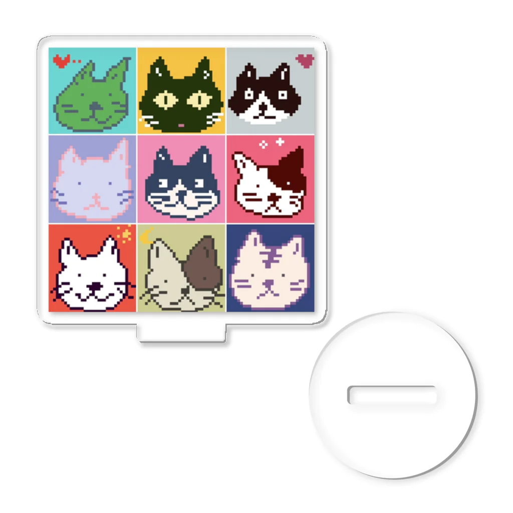 ねこ大名のねこねこオールスターズ アクリルスタンド