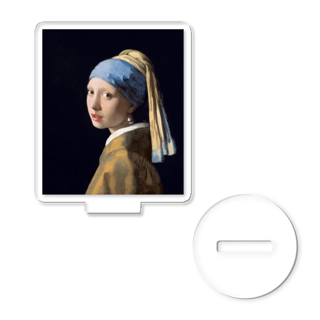 世界美術商店の真珠の耳飾りの少女 / Girl with a Pearl Earring Acrylic Stand