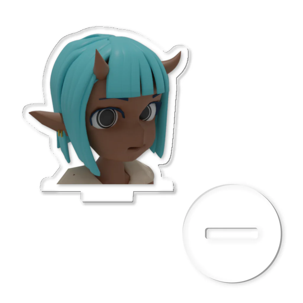 bunbunbububunの3D modeled imp girl アクリルスタンド