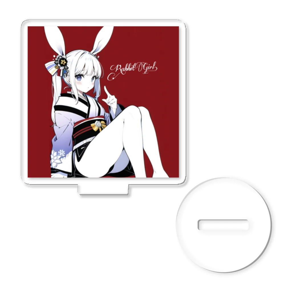 ໒꒱✿Felice-Store︎✿໒꒱のRabbit Girl 【雪兎】 Acrylic Stand