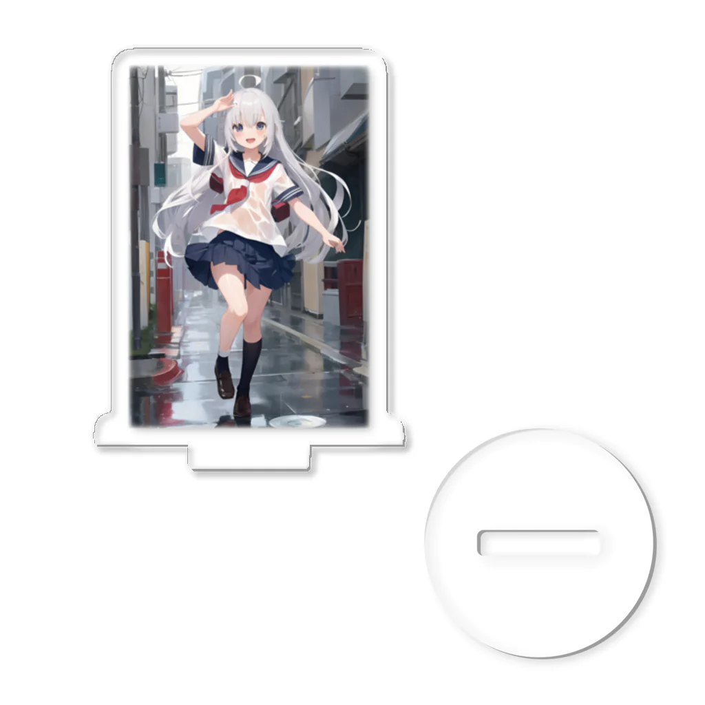 KAZAHANAの雨上がりの少女 Acrylic Stand