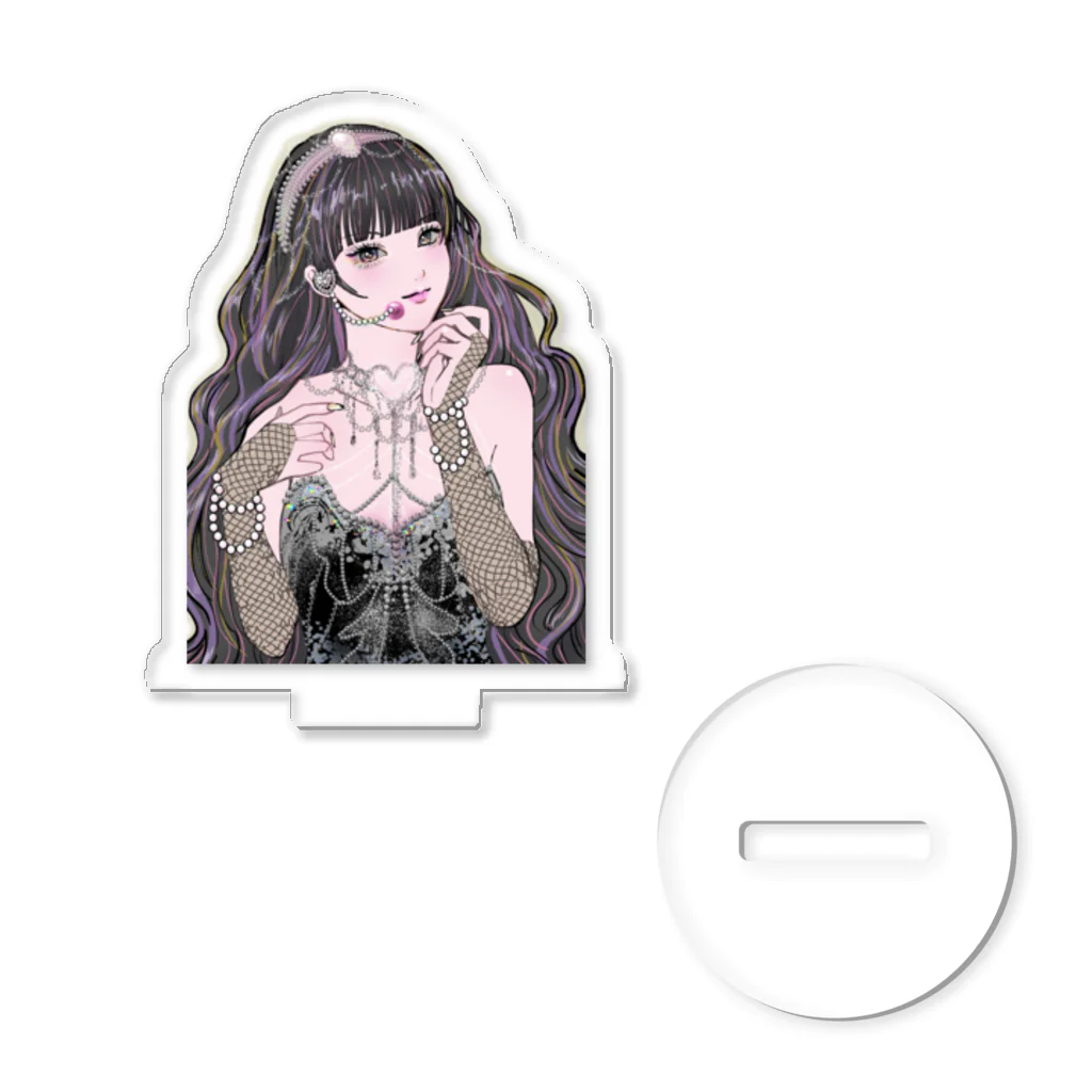 MIORI STOREのアイドルちゃん(黒) Acrylic Stand