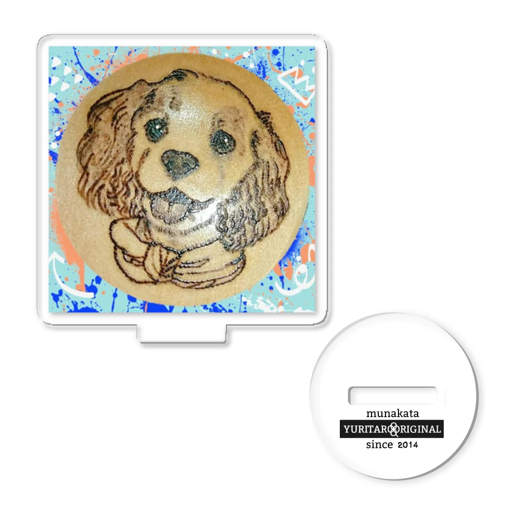 YURITAROORIGINLのAmerican Cocker Spaniel,わるそう坊主のコッカースパニエル Acrylic Stand