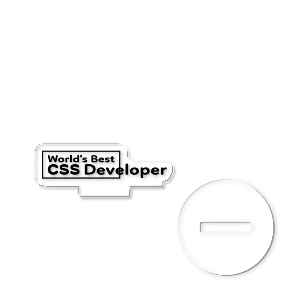 FUNNY JOKESのWorld's Best CSS Developer-世界最高のCSS開発者- アクリルスタンド