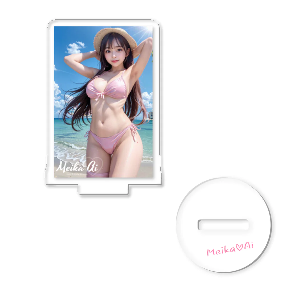 Meika AI goods storeのSummer Pink! Acrylic Stand