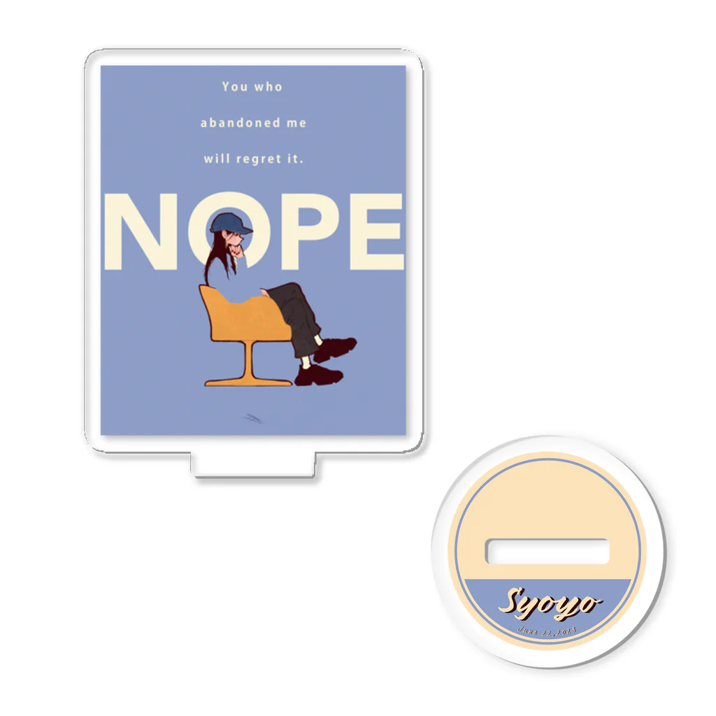 SyoyoのNOPE Acrylic Stand