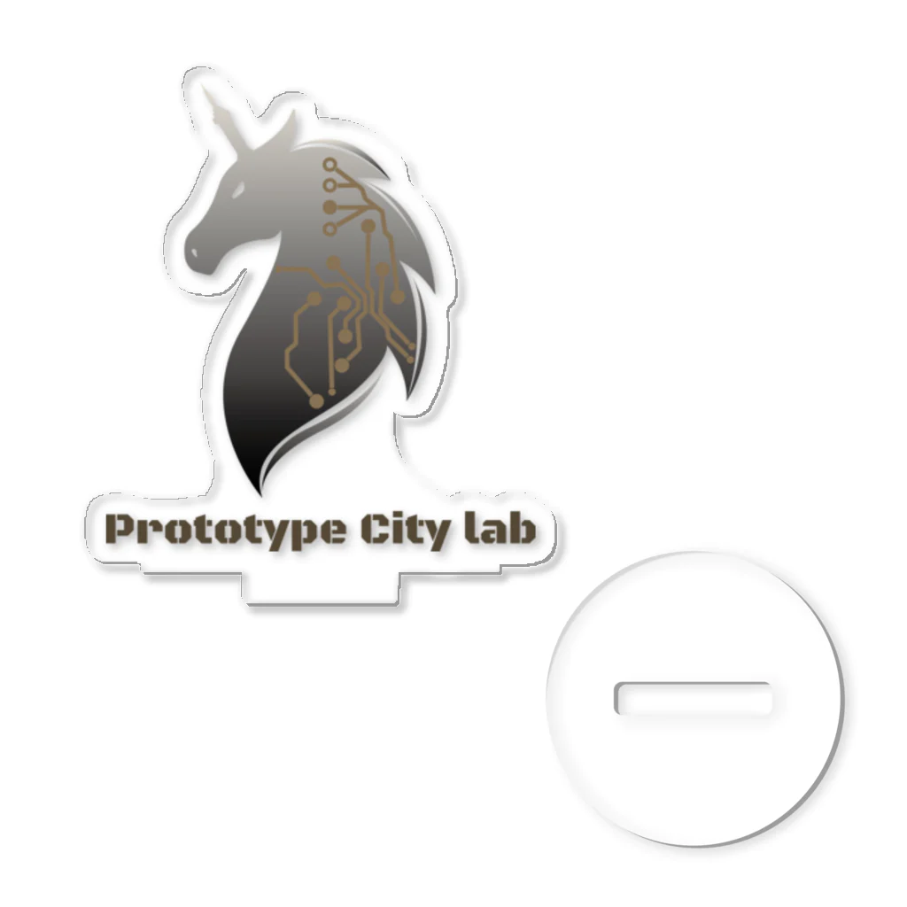 nnlabのPrototype City labグッズ アクリルスタンド