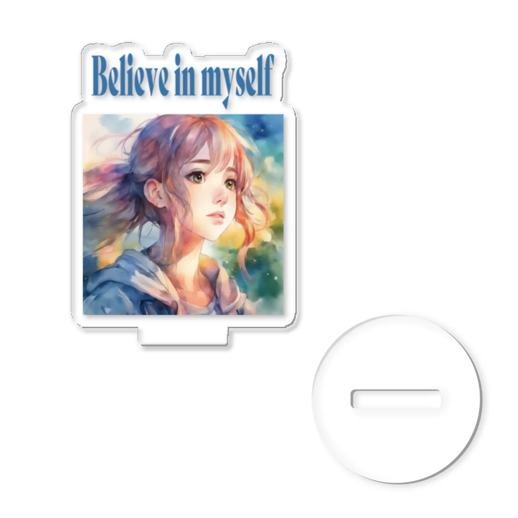 JUNのBelieve in yourself Acrylic Stand