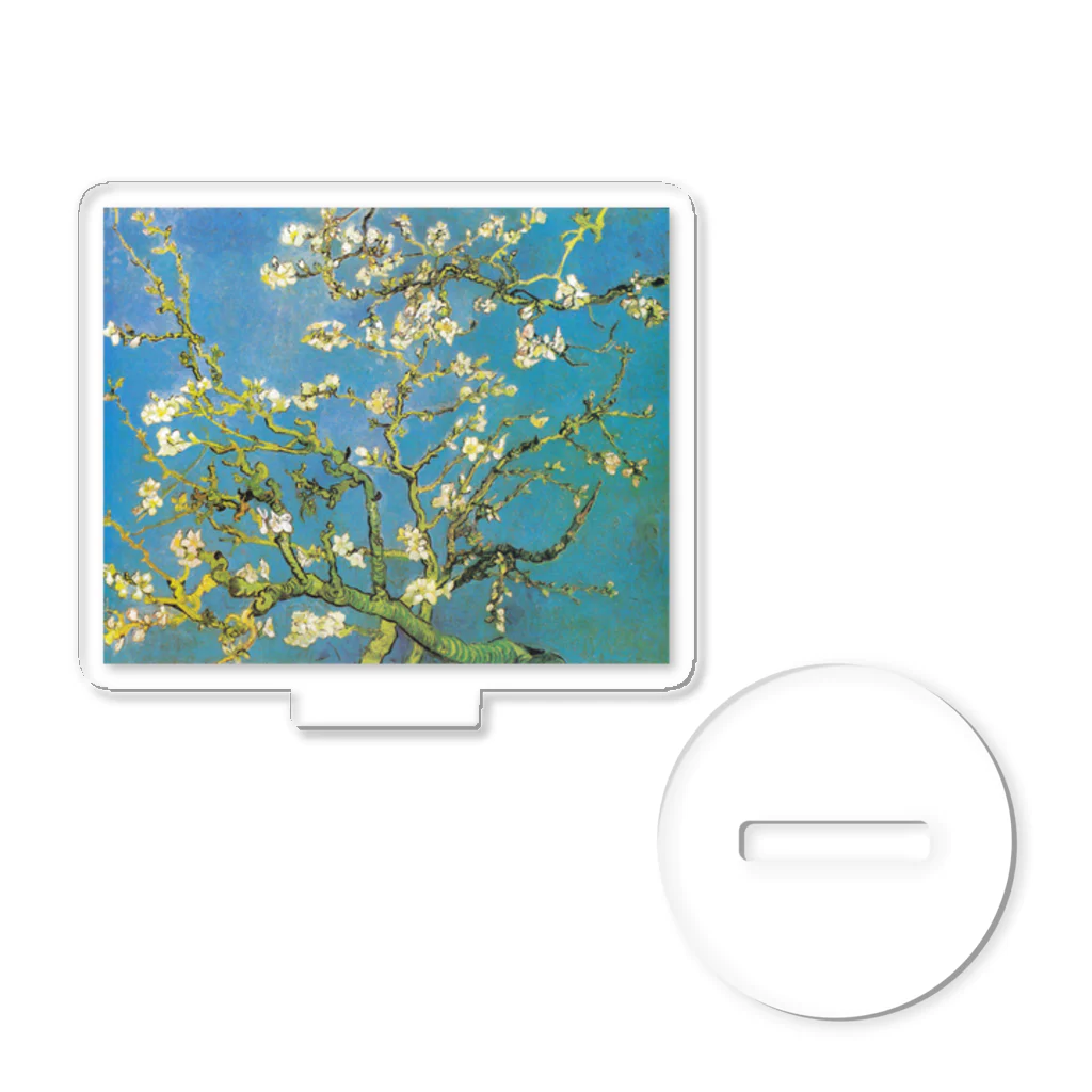 世界の名画館 SHOPのゴッホ「花咲くアーモンドの木の枝」 Acrylic Stand