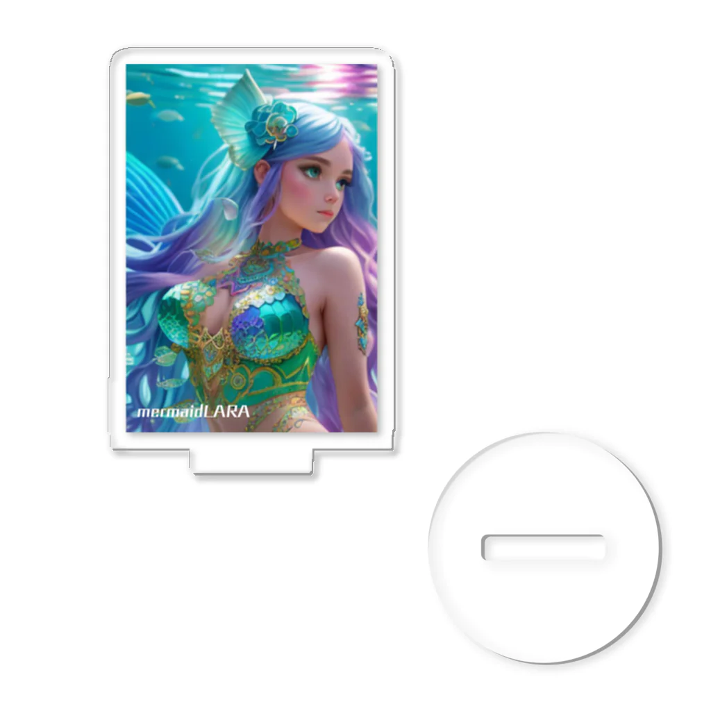 💖宇宙整体♪🌈♪こころからだチャンネル♪💖の mermaid  LARA アクリルスタンド