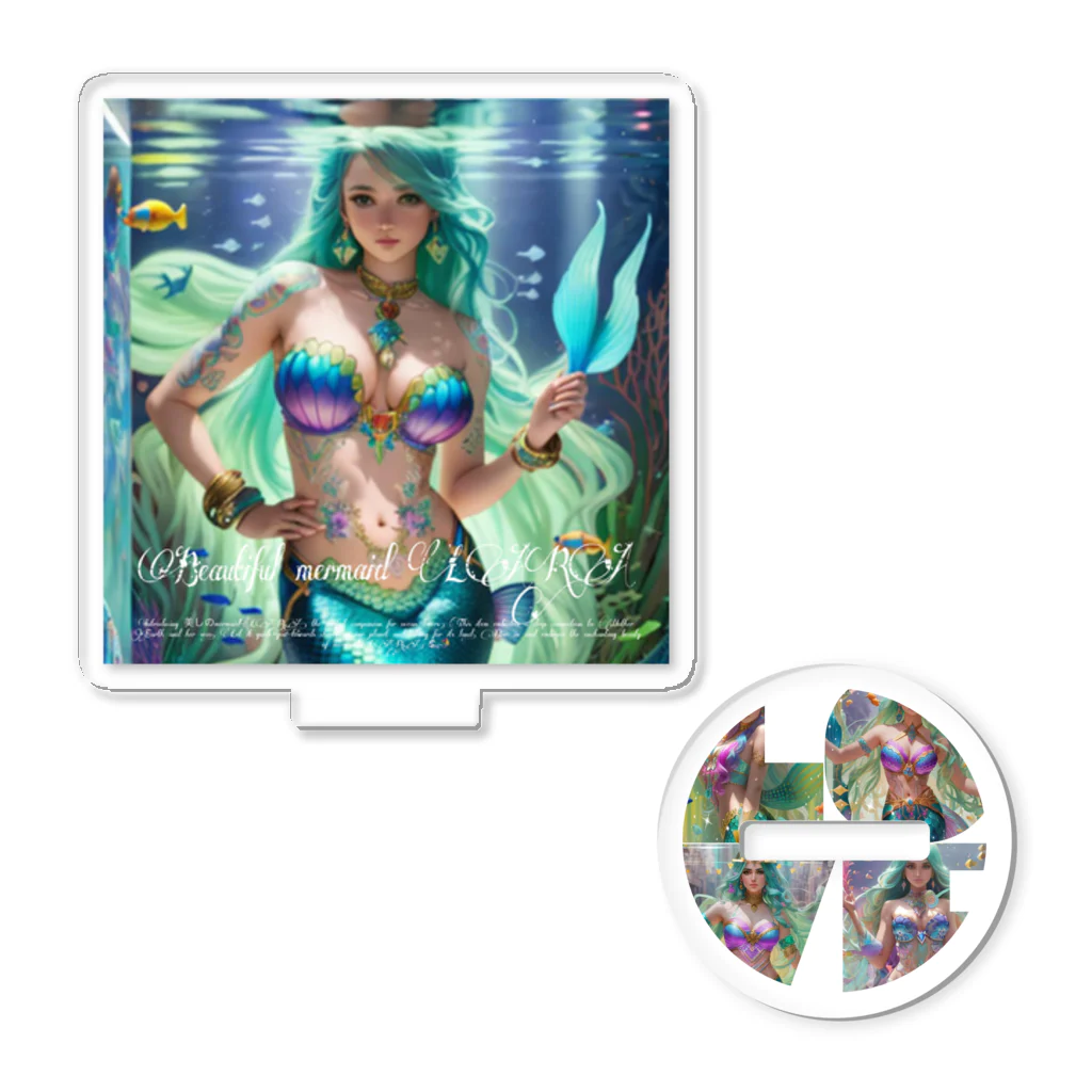 💖宇宙整体♪🌈♪こころからだチャンネル♪💖のbeautiful  mermaid  LARA アクリルスタンド