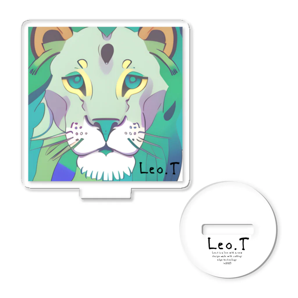 Leo.T Shopのライオンアート　Leo.T アクリルスタンド