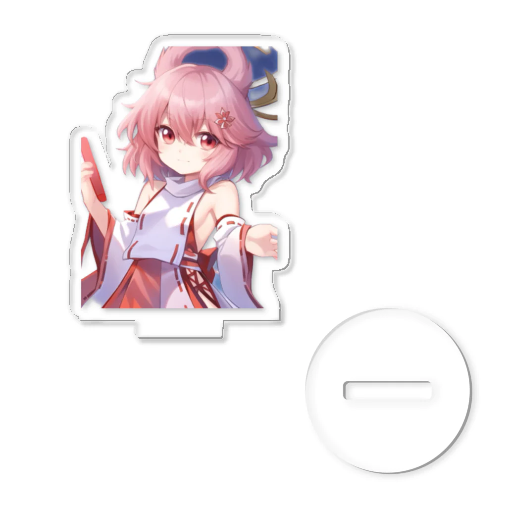 タカネットの巫女の少女 Acrylic Stand