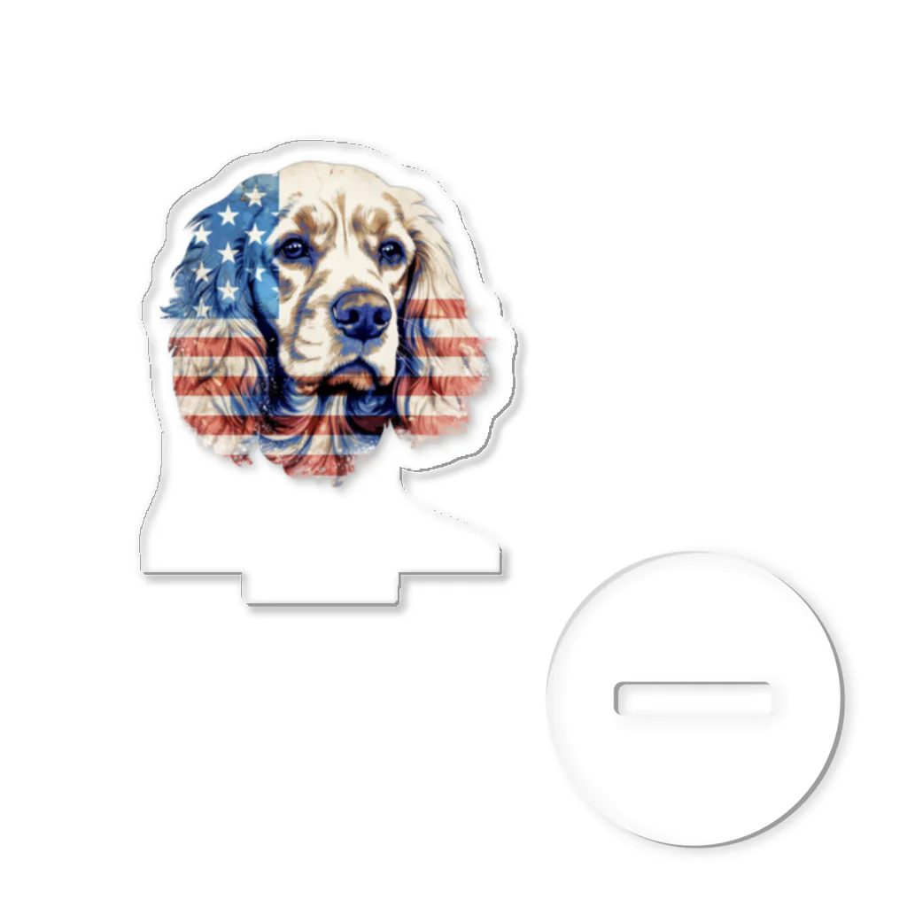 dogsdream8246のアメリカンコッカーアメリカ Acrylic Stand