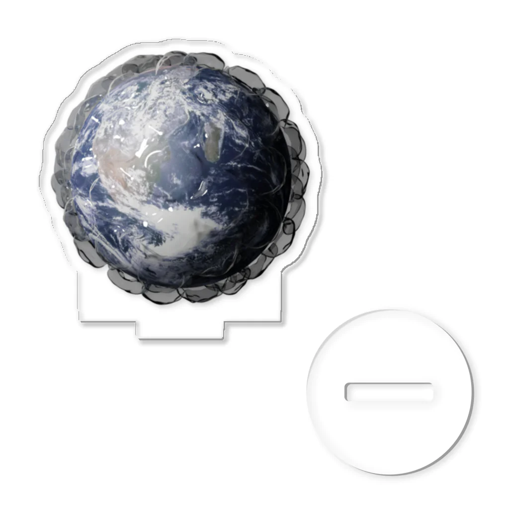 bubble wrap | ぷちぷちのSave the Earth. bubble wrap アクリルスタンド