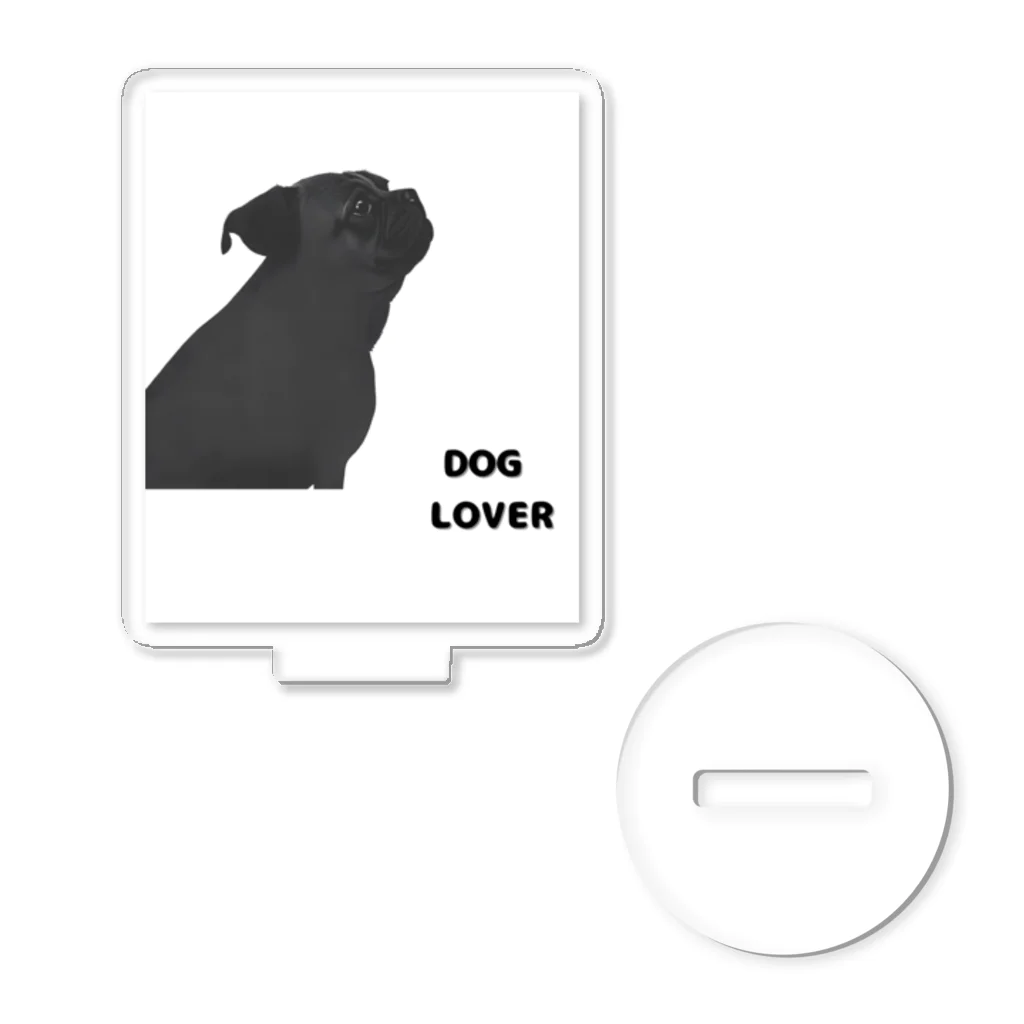 DOG LOVERのDOG LOVER（パグ） Acrylic Stand
