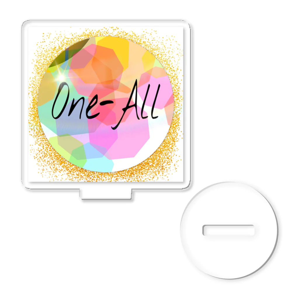 One-AllのOne-All ロゴアイテム アクリルスタンド