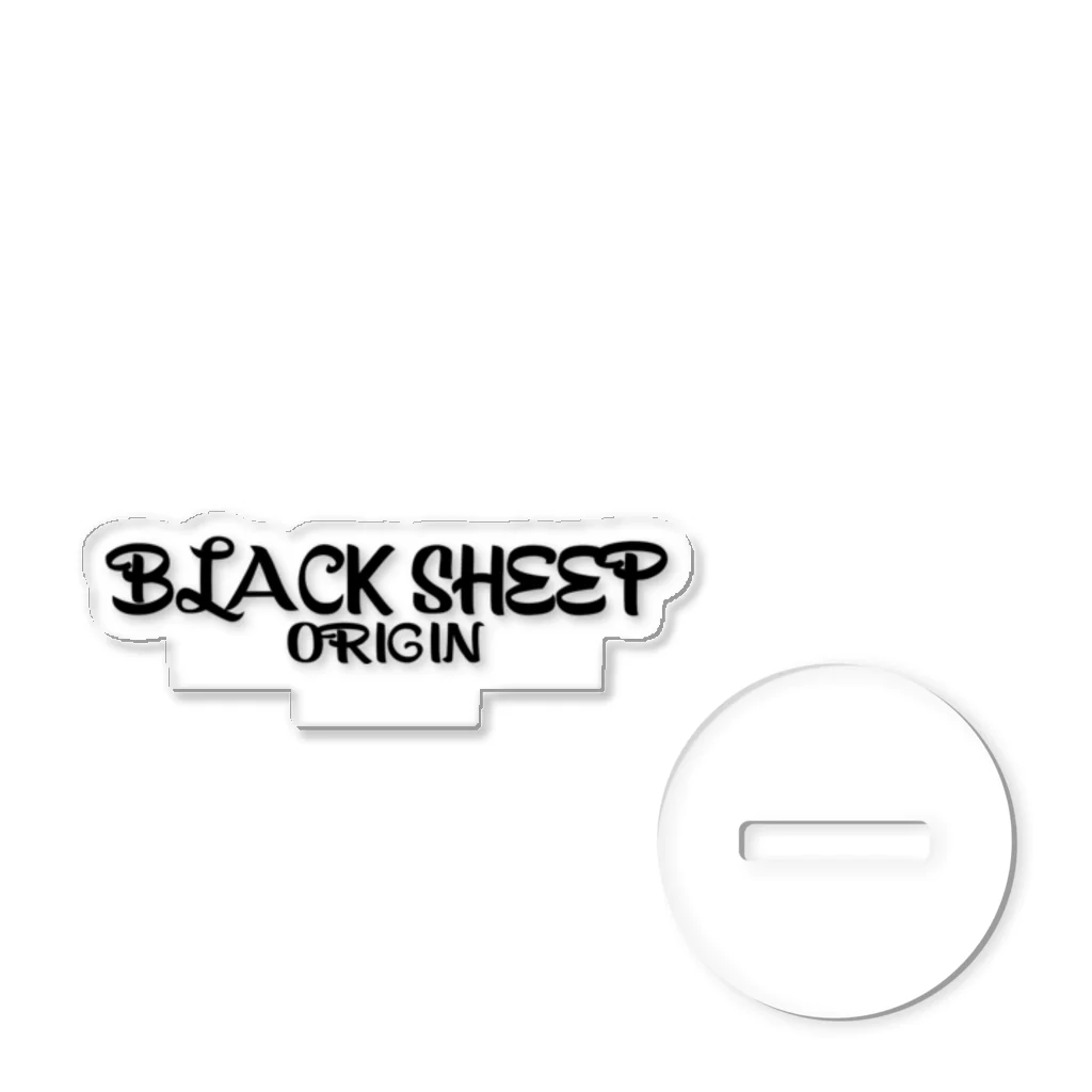 BLACK SHEEP ORIGIN SUZURI SHOPのBLACK SHEEP ORIGIN Acrylic Stand