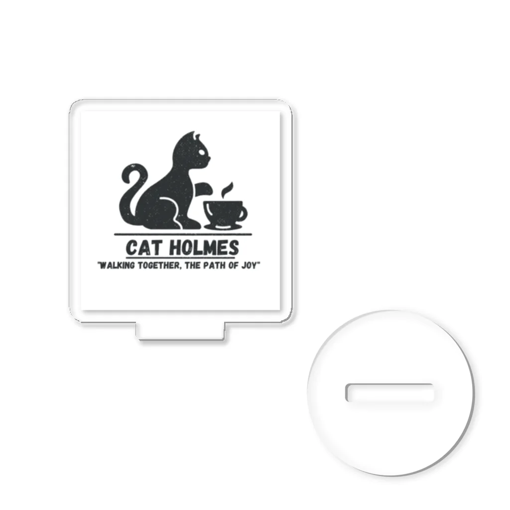  cat Holmesのdaily life at home Acrylic Stand