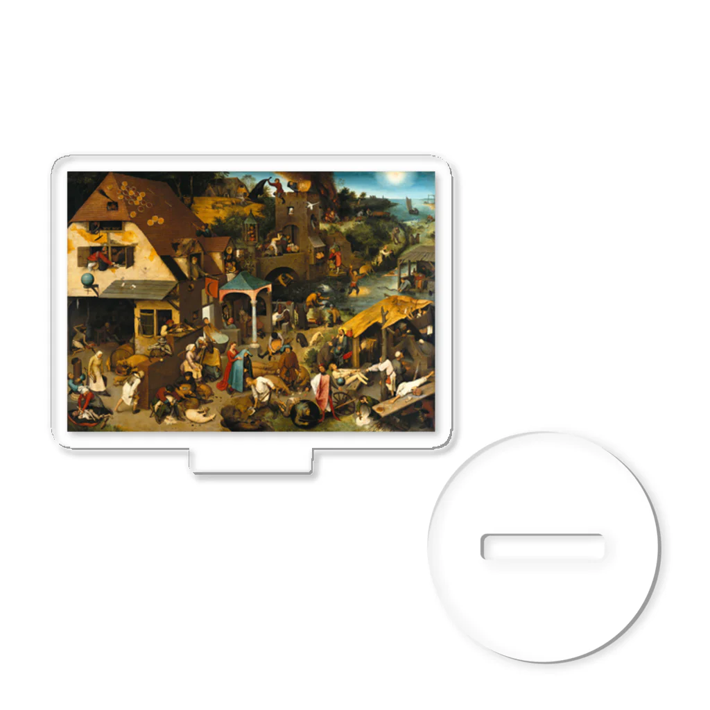 世界美術商店のネーデルラントの諺 / Netherlandish Proverbs Acrylic Stand