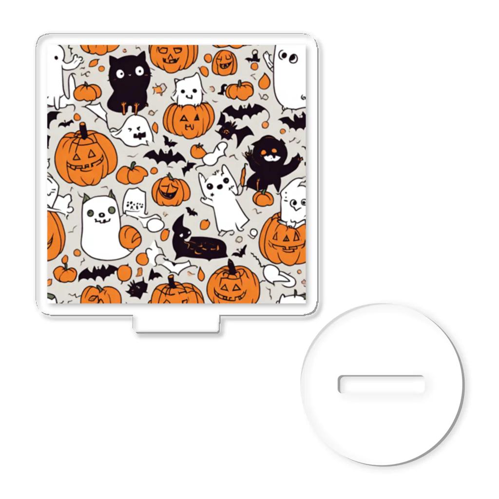 猫猫猫のハロウィン　猫　かぼちゃ Acrylic Stand