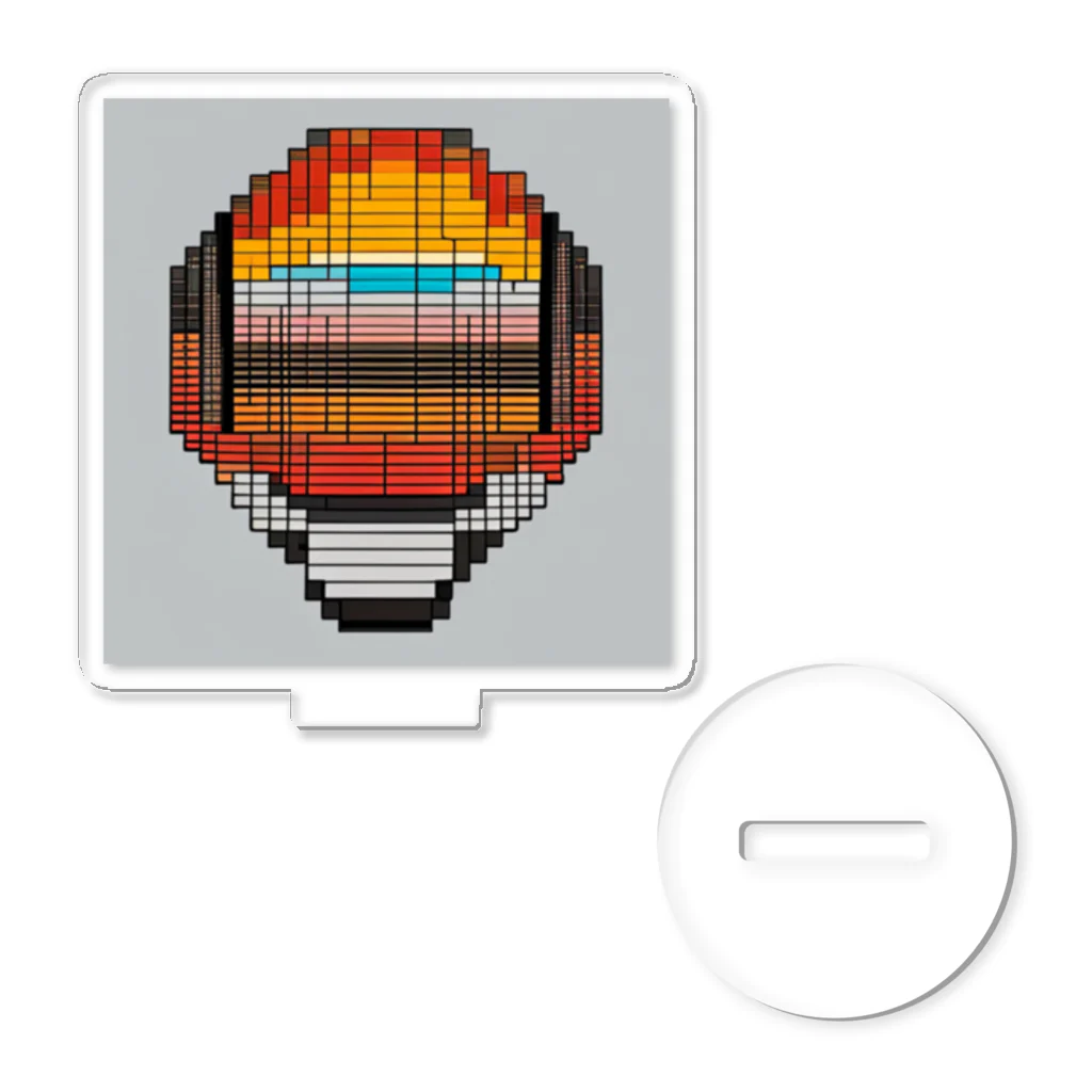 nomad4491のドット絵の法螺貝 アクリルスタンド